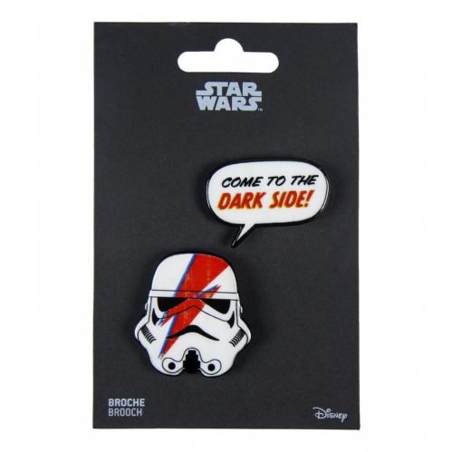 Star wars come to the dark side broches