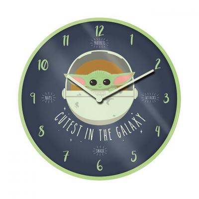 Star wars cutest in the galaxy horloge en plastique diametre 25cm