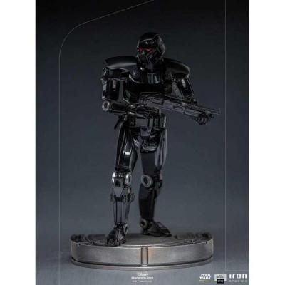 Star wars dark trooper mandalorian statuette bds art scale 24cm