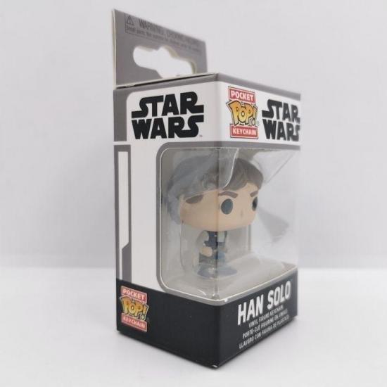 Star wars funko pocket pop keychains han solo 4cm 1