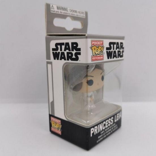 Star wars funko pocket pop keychains leia 4cm 1