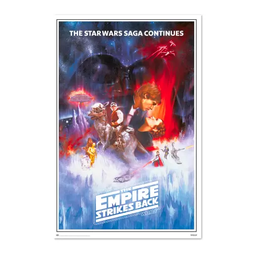 Star wars l empire contre attaque poster 61x91cm