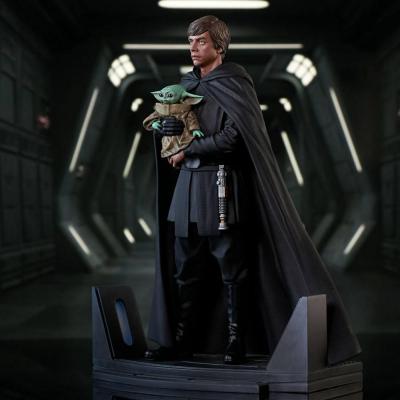 Star wars luke skywalker grogu figurine gentle giant 25cm
