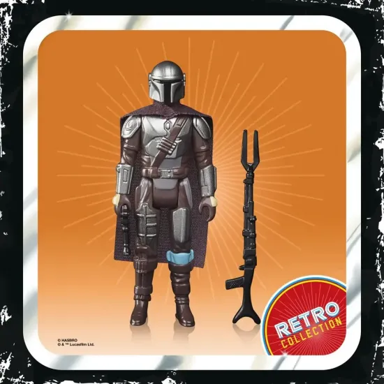 Star wars mandalorian beskar retro series 10cm 1