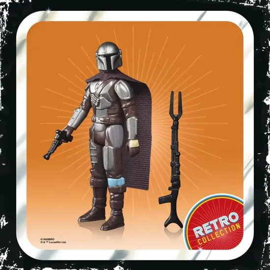 Star wars mandalorian beskar retro series 10cm 2