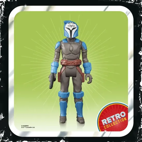 Star wars mandalorian bo katan retro series 10cm 2