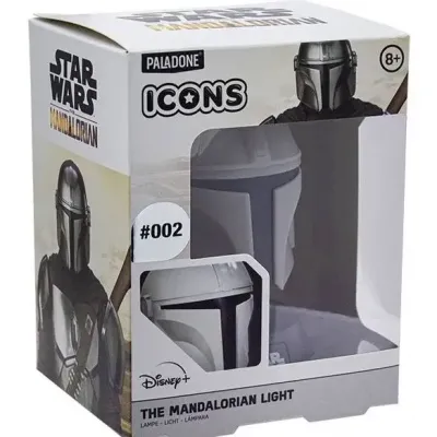 Star wars mandalorian lampe veilleuse icon 3d