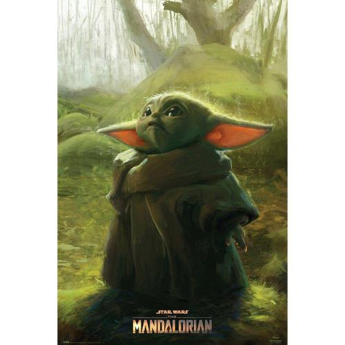 Star wars mandalorioan the child art poster 61x91cm