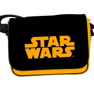 Star wars messenger bag w flap orange logo