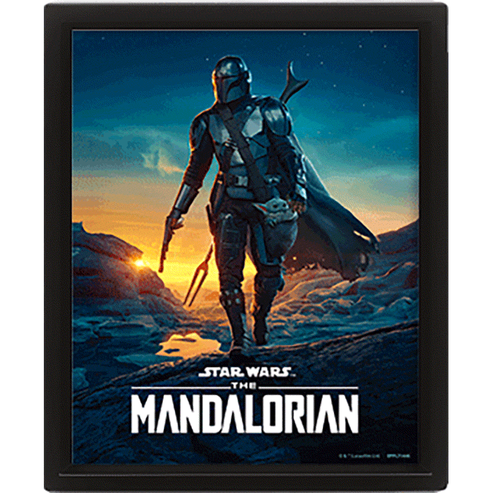 Star wars nightfall poster lenticulaire 3d 26x20cm