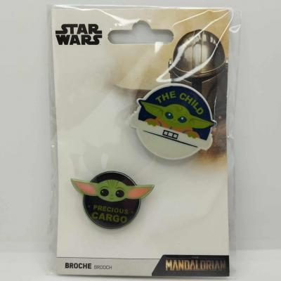 Star wars pack 2 broches the mandalorian