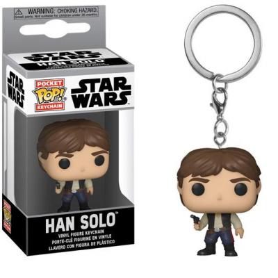Star wars pocket pop keychains han solo 4cm