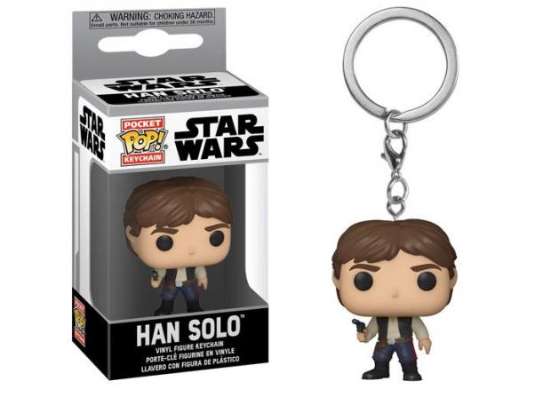 Star wars pocket pop keychains han solo 4cm