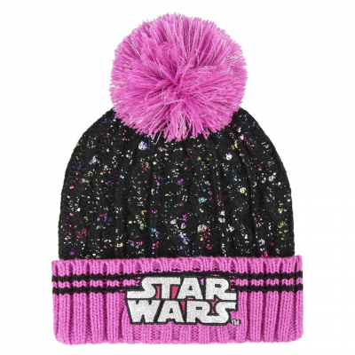 Star wars pompon black pink winter 5