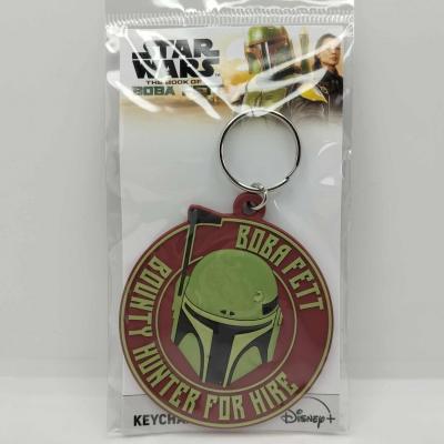 Star wars porte cles caoutchouc boba fett