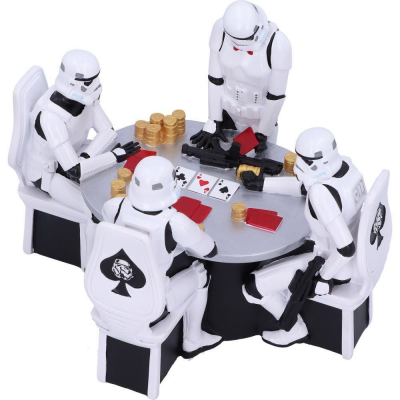 Star wars stormtrooper poker face diorama 18 3cm