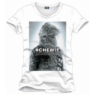 Star wars t shirt chewie white xxl