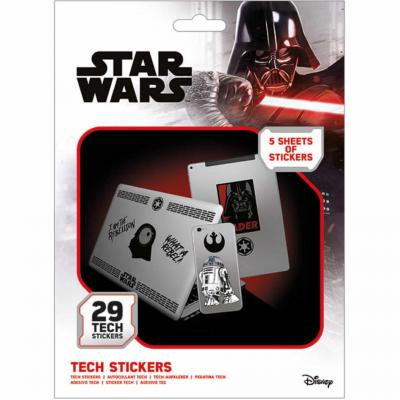 Star wars tech stickers pack force