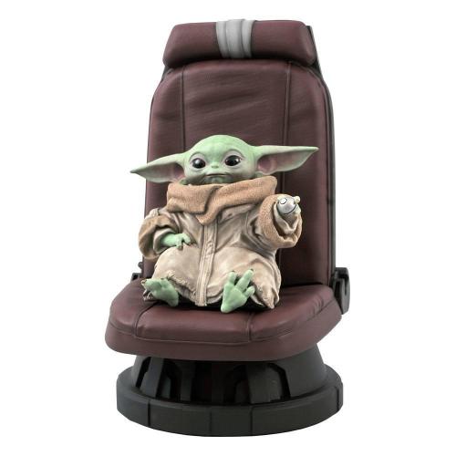 Star wars the child in chair statuette premier collection 30cm