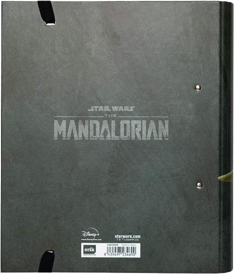 Star wars the mandalorian classeur premium a 2 anneaux avec elastique 2