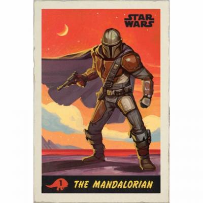 Star wars the mandalorian maxi poster le mandalorien
