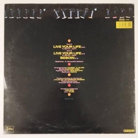 Stephanie de monaco live your life maxi single vinyle occasion 1