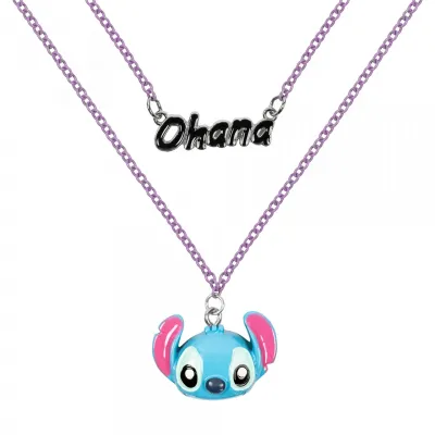 Stitch ohana collier pendentif 16mm