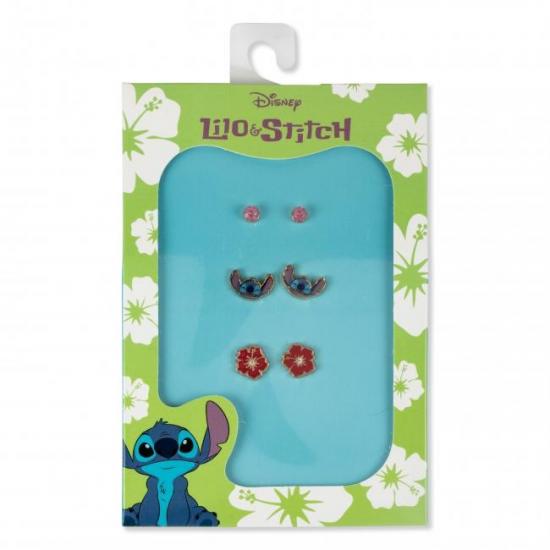 Disney - Lilo et Stitch : Set de 3 boucles d'oreilles