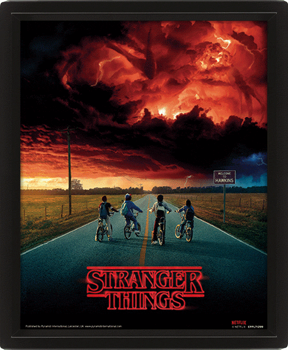 Stranger things 3d lenticular poster 26x20 mind flayer