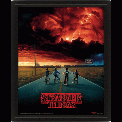 Stranger things 3d lenticular poster 26x20 one sheet 1