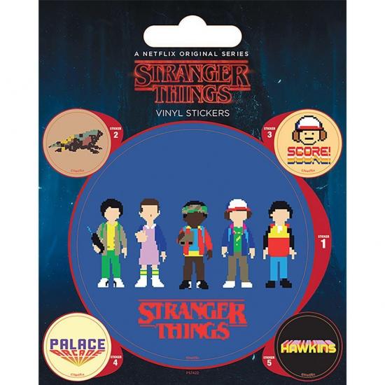 Stranger things arade stickers en vinyle 1