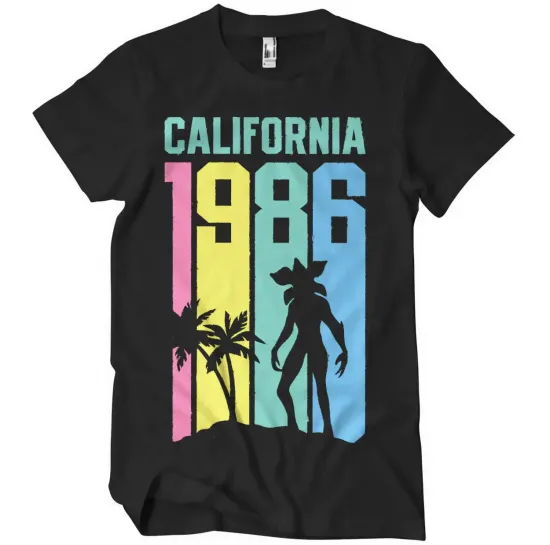Stranger things california 1986 t shirt xxl 1