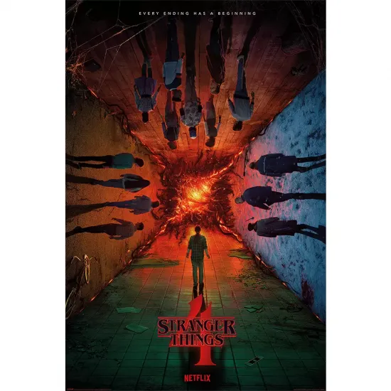Stranger things every ending has a beginning poster 61x91cm