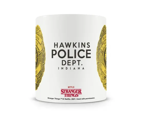 Stranger things hawkins police mug a cafe 3