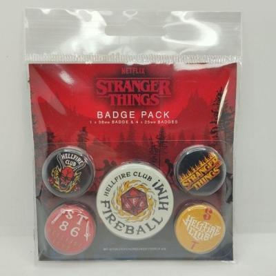 Stranger things pack 5 badges