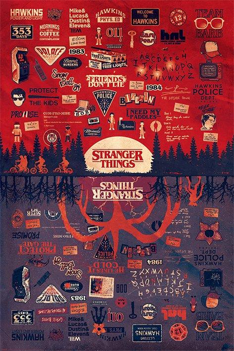 Stranger things the upside down poster 61x91 1