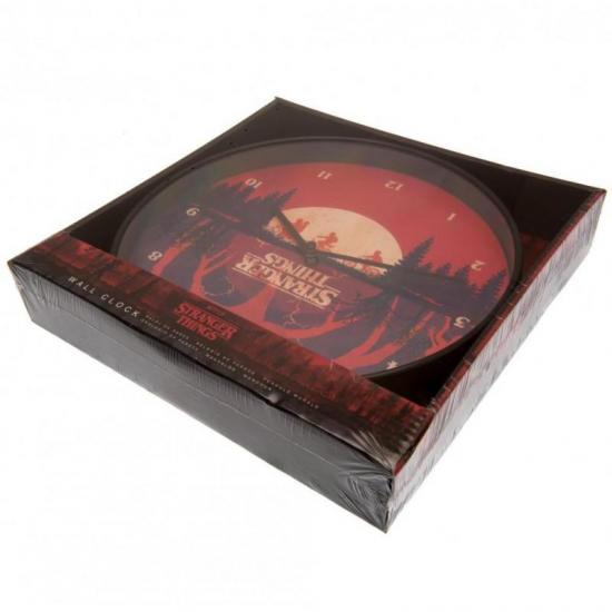 Stranger things upside down horloge en plastique diametre 25cm 1
