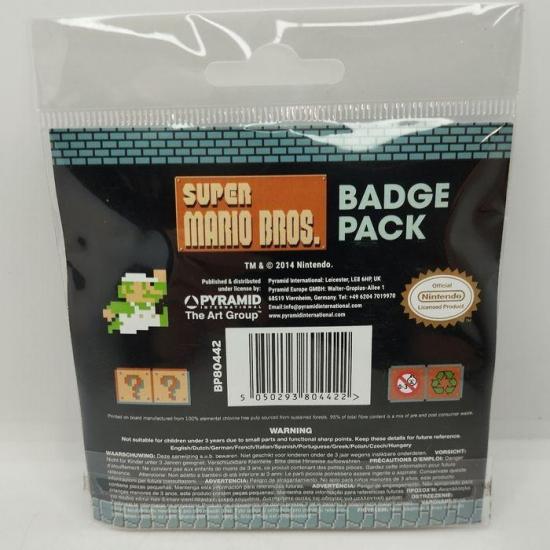 Super mario bros pack 5 badges 1