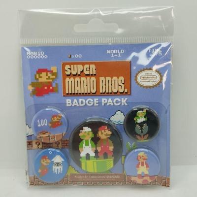 Super mario bros pack 5 badges