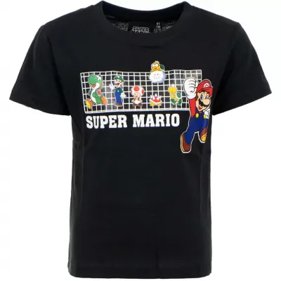 Super mario team t shirt kids