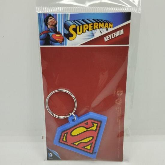 Superman logo keyring 1