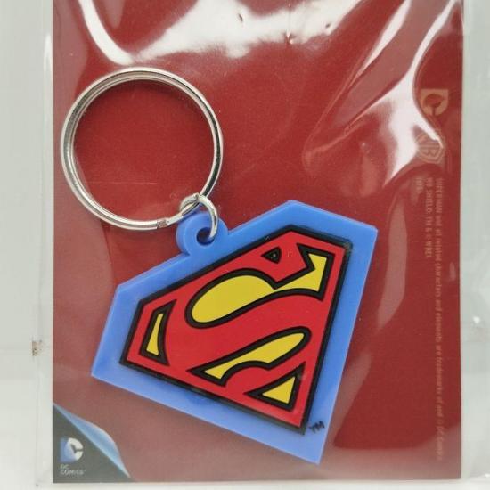 Superman logo keyring 2