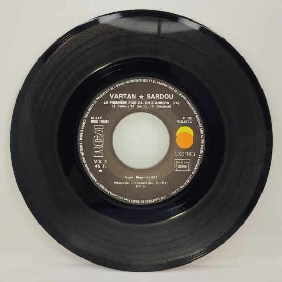 Sylvie vartan et michel sardou la premiere fois qu on s aimera single vinyle 45t occasion 2
