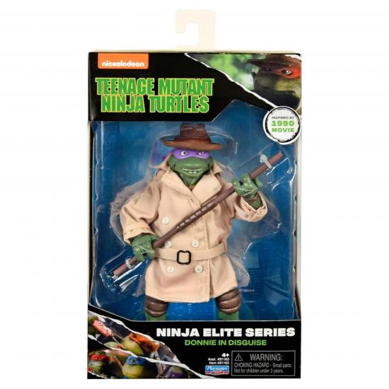 Teenage mutant ninja turtles ninja elite 6 donatello in disguise figure by playmates toys