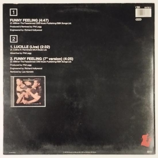 The pasadenas funny feeling maxi single vinyle occasion 1