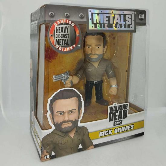 The walking dead metal die cast figurine 10 cm rick grimes 1