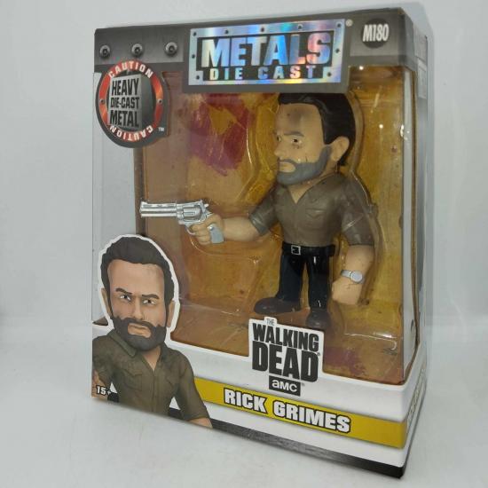 The walking dead metal die cast figurine 10 cm rick grimes