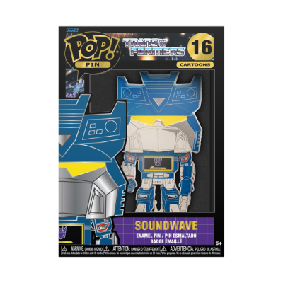 Transformers pop large enamel pin n 16 soundwave