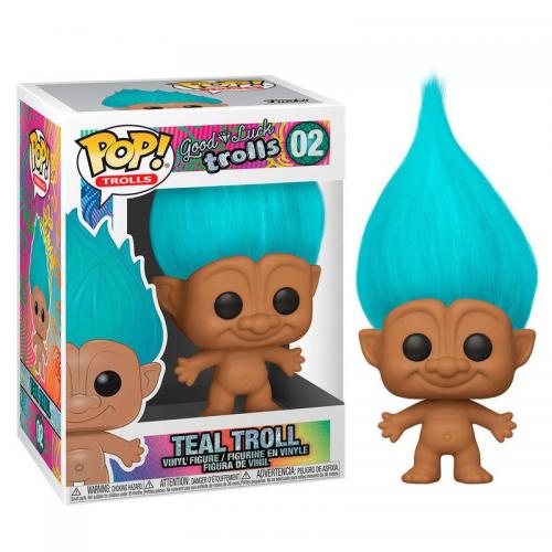 Trolls bobble head pop n 02 teal troll