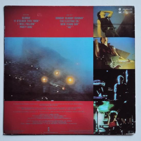 U2 live under a blood red sky album vinyle occasion 1